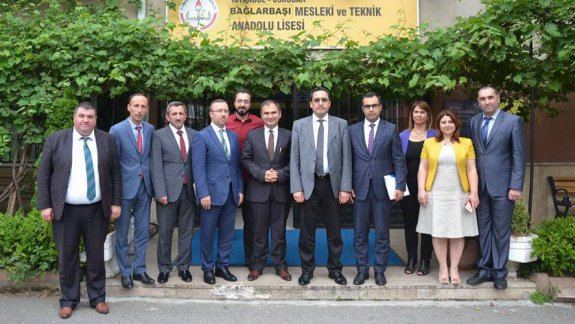  Mesleki ve Teknik Eğitim Genel Müdürlüğü Daire Başkanları Mehmet Salih Cambal, Yusuf ÇİDEM  okulumuzu ziyaret ettiler