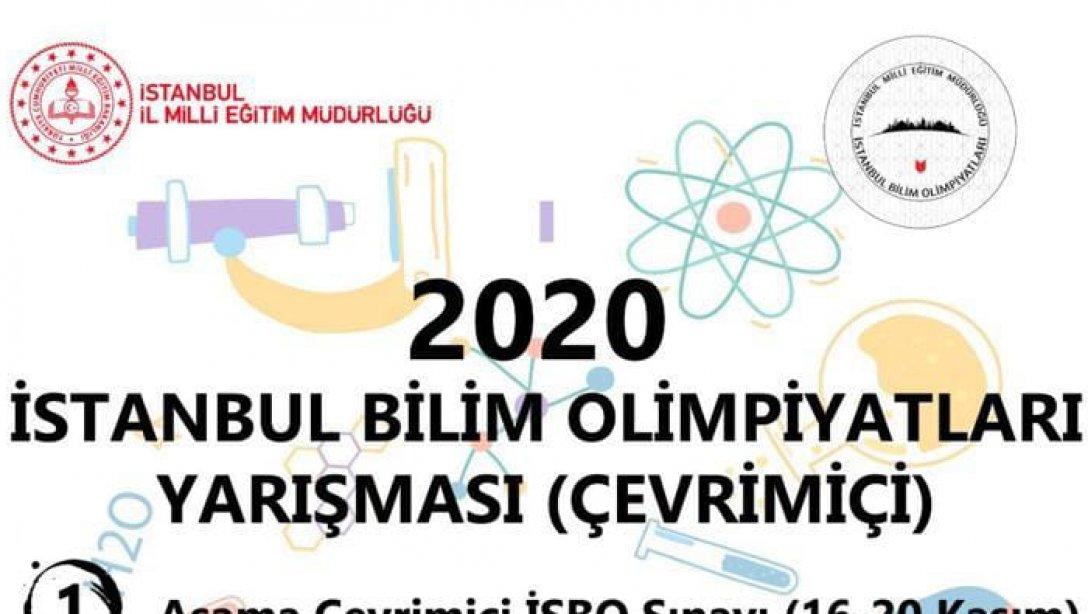 İstanbul Bilim Olimpiyatları 2020 Çevrimiçi Sınavı