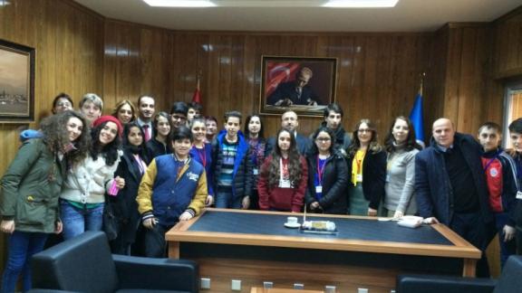 Burhan Felek Çok Programlı Anadolu Lisesi Proje Kapsamında  İlçe Milli Eğitim Müdürümüzü Ziyaret Ettiler