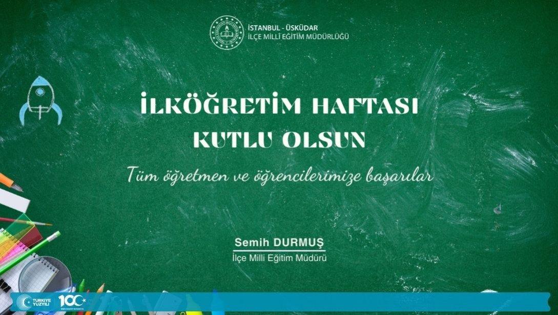 9-13 Eylül İlköğretim Haftası